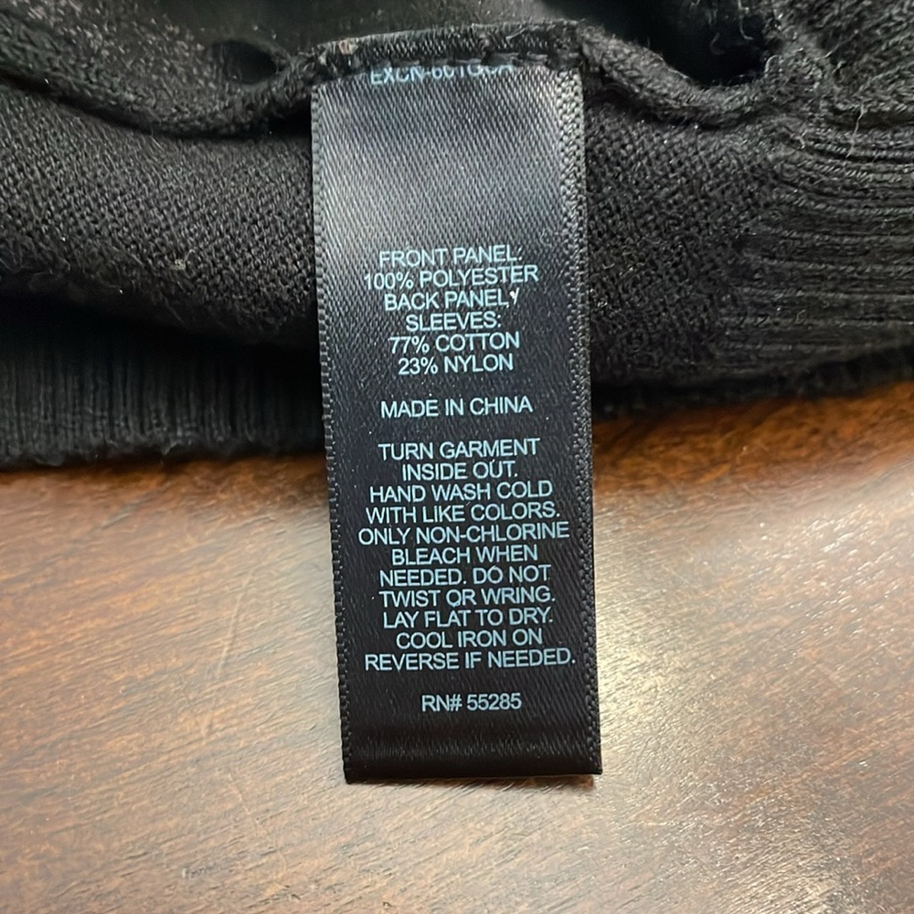 Faux Suede Black Sweater by Express - Picture 15 of 15